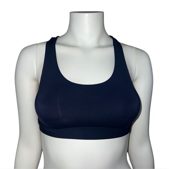 Athleta Plus Size Ultimate Bra Navy Blue Extra Small A-C Cup Sports NWOT - Picture 3 of 8